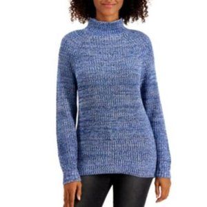 Style & Co Cotton Mock-Neck Sweater NWOT L